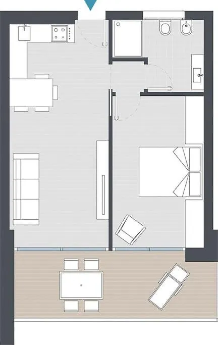 Palm Beach Appartment 80 Mt Dal Mare E Comodo Per Venezia Lido di Jesolo 0*,  Italien